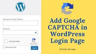 [FREE] Add Google CAPTCHA In WordPress Login Page