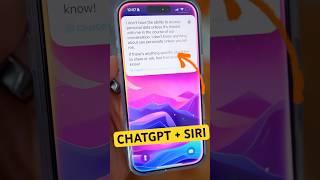 Apple Intelligence: Siri + ChatGPT Isn’t What You Think  #appleintelligence #ai #chatgpt #siri