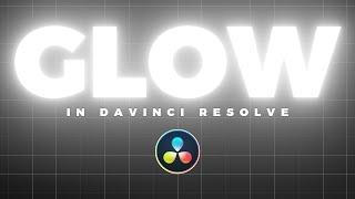 How To Add GLOWING TEXT In Davinci Resolve