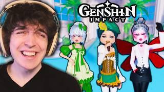 I Tried Genshin Impact Dress To Impress... It's Hilarious....