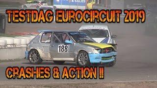 Rallycross testdag Eurocircuit 2019: Crashes and action!