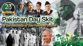23rd march pakistan resulotion day @ the potential school Ibrahim campus