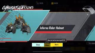 New Custom Create Opening ️| Inferno Helmet Create Opening | PUBG MOBILE️ #xtstromyt #pubgmobile