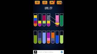 Water Sort Puzzle - Color Liquid Sorting Game Level 277 Solution