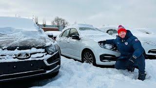 Самая дешевая Гранта, Sport белый и черный, Cross серебристый!