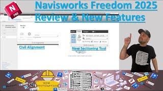 BIM-VDC | Navisworks Freedom 2025 Full Tutorial | Navisworks Freedom 2025 New Features