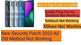 INFINIX X688B HOT 11 PLAY FRP BYPASS | XSHARE NOT WORKING APP DISABLED NOT WORKING NEW TRICK 2023