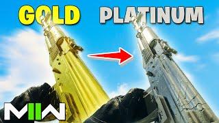 Modern Warfare 2: FULL GOLD CAMO AR GUIDE! (How to Unlock Gold & Platinum Camo in MW2)