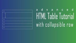 HTML Tables Tutorial | Advanced Collapsible table row with Bootstrap