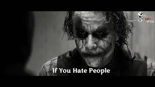 Hate People No| Red Joker Status/ Subscribe My Chanel it’s Motivated Me