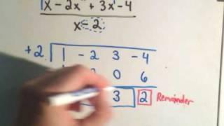  Synthetic Division - A Shortcut for Long Division! 