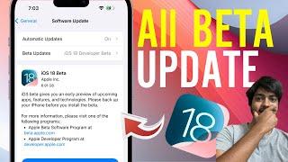 iOS 18 All Beta Update | iOS 18 Total Beta Update | iOS 18 Developer And Public Beta Update |