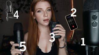 ASMR | Mouth Sounds with FIVE Different Mics  Which one is your favourite? 