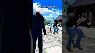 Gojo vs Hatsune Miku (4) #gojo #gojosatoru #jjk #jujutsukaisen #anime #hatsunemiku #vrchat #fortnite