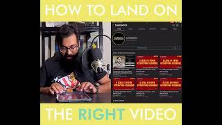 How to land on the right video