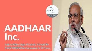 Could AADHAAR Inc. be a $100 Bn Company? | UIDAI | SWARAJYAmag