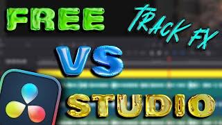 See What You're Missing | FREE vs. STUDIO Track Level Audio Effects in DaVinci Resolve 19