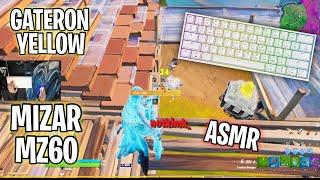 Mizar MZ60 ASMR Gateron Yellow Switches Chill Keyboard Sounds Fortnite