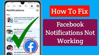 How To Fix Facebook Notifications Not Working (2023) | Fix Facebook Notifications