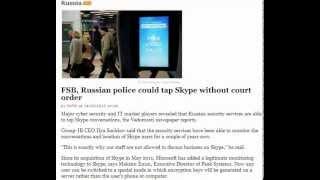 Russian Police Can Tap Skype Without Court Order