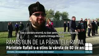 Lacrimi și durere. Arhimandritul Rafail Bodiu a fost condus pe ultimul drum