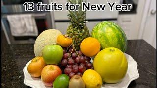 13 fruits for New Year !  Filipino Tradition