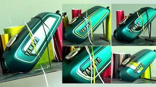 How to Make Yamaha RX100 Fuel Tank  Custome Graphics