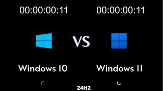 Windows 11 vs 10 Speed Test (24H2)