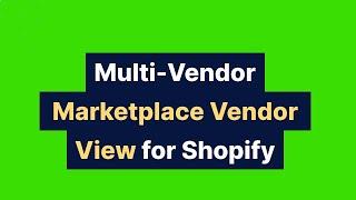 How to add multi vendor in shopify | Multivendor Marketplace for Shopify