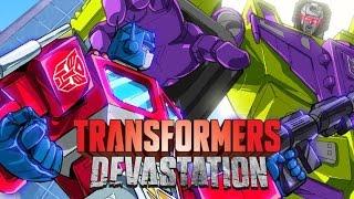 Transformers: Devastation All Cutscenes (Game Movie) HD