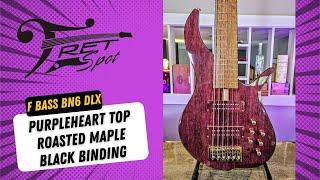 F Bass BN6 DLX: Bold Looks, Roasted Tone – Purpleheart and Birdseye Maple Magic!