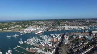 Cowes Week 2016- Aerial View & Fireworks