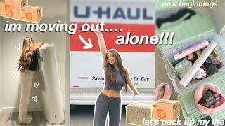 IM MOVING OUT FOR THE FIRST TIME!! packing up my life & saying goodbyes.. moving diaries episode 1 