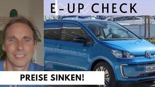 Gebrauchtwagenmarkt, sind die Preise gefallen? Preischeck VW E-Up.