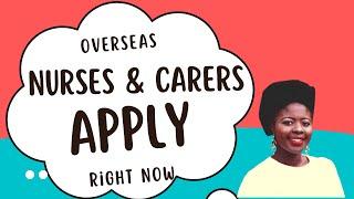 Overseas Healthcare Assistant, Nurse Apply for These NHS Jobs: UK Visa Available