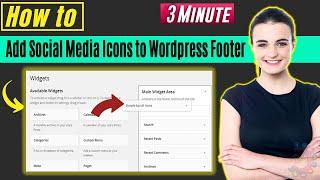 How to add social media icons to wordpress footer 2024