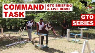 Command Task (CT) GTO Briefing, Live Demo and Tips by Col Sajeev | SSB Interview GTO Tasks