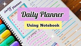 Planner 2024 | Daily Planner Using Notebook