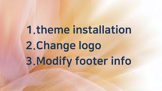 Moodle how to apply a new theme, custom logo, & footer (English)