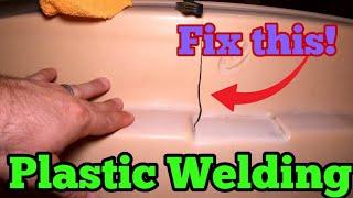 Plastic Bath tub Repair - Plastic Welding