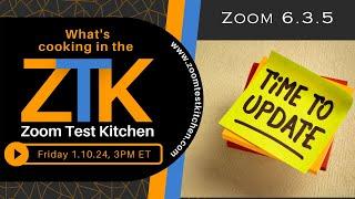 Zoom Test Kitchen 1-10-2025