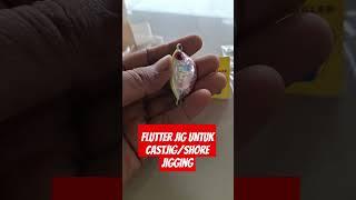 SA FLUTTER JIG Shore jig series #fishinglife #shorejigging #shorejig #metaljig