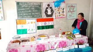 Exhibition of traditional food at ICDS centre # Anganwadi ICDS Darjeeling