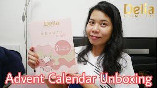 Delia Manicure Set Nude Advent Calendar | Hebe Unboxing