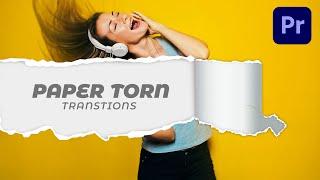 FREE Paper Rip & Torn Transitions Pack for Premiere Pro (Tutorial)