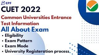 CUET Exam 2022 Complete Detail || Exam Pattern & Syllabus || exampathfinder