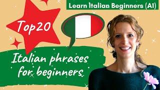 0. Learn Italian Beginners (A1): Top 20 Italian phrases for beginners