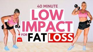 40 Min Low Impact Full Body Workout | Build Strength & Burn Calories!