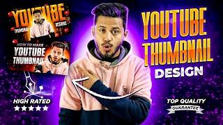 Glowing Thumbnail Design: Stand Out on YouTube | Glowing YouTube Thumbnail Design in Photoshop