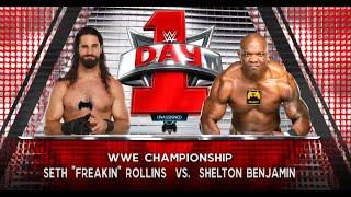 WWE 2K23 - Shelton Benjamin vs Seth Rollins - WWE Championship - Universe Mode Match  (PS4 - 720p)